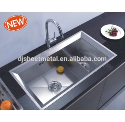 stainless steel double bowl kitchen sinks